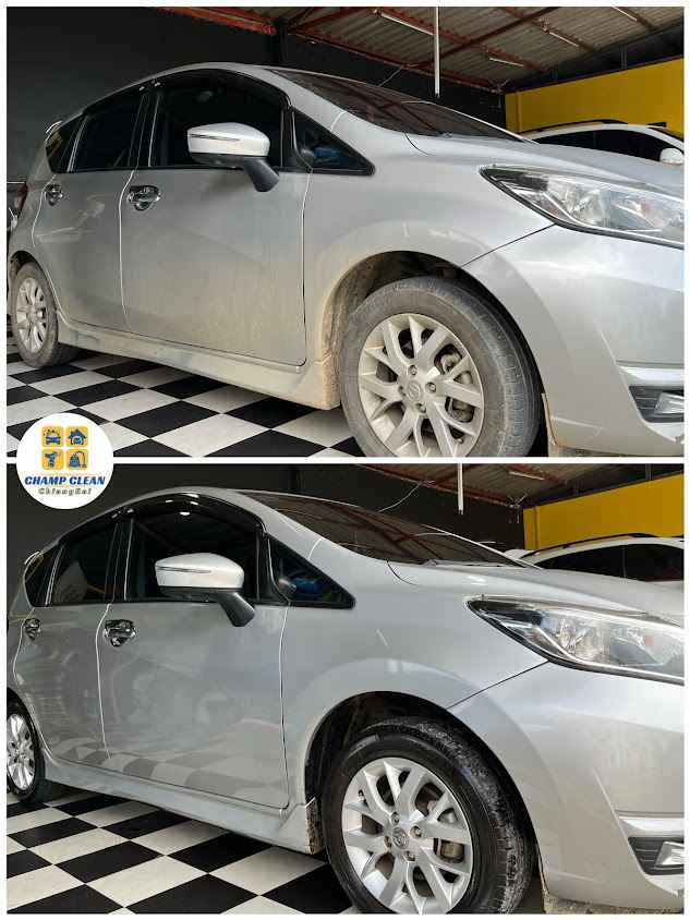 ซักเบาะรถยนต์ ซักพรมรถ โซฟาบ้าน พรมบ้าน ChampClean ChiangRai,Thailand - 2