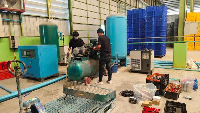 ซ่อมปั๊มลมทุกยี่ห้อ, Kaeser, Atlas, etc., screw compressor,Air compressor ชลบุรี CS ENGINEERING,T&P ขายปั๊มลม ซ่อมปั๊มน้ำ - 3