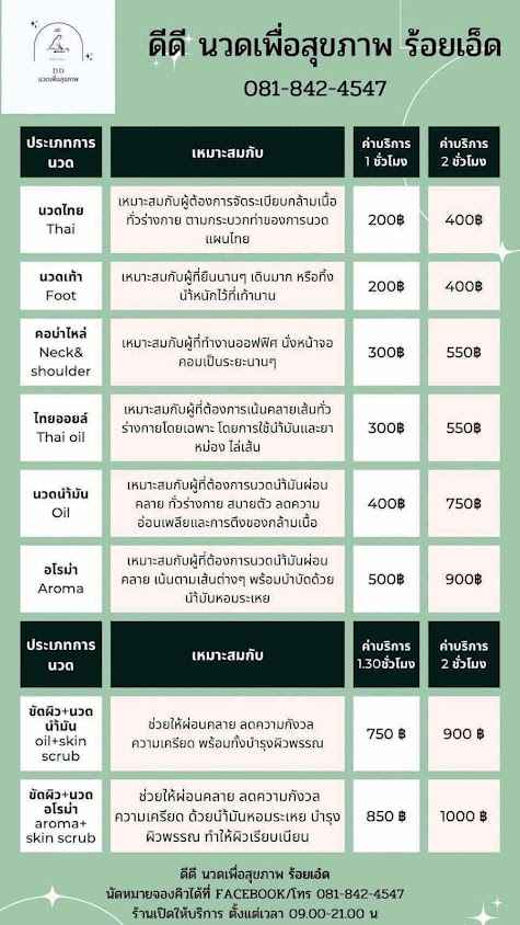 ดีดี นวดเพื่อสุขภาพ ร้อยเอ็ด - 4