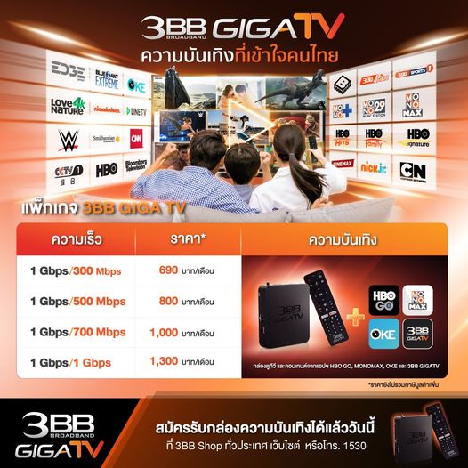 ติดเน็ต 3BB เชิงทะเล