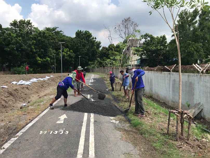 ทรัพย์สมบูรณ์การโยธา - ปูยางมะตอย กรุงเทพ - 2