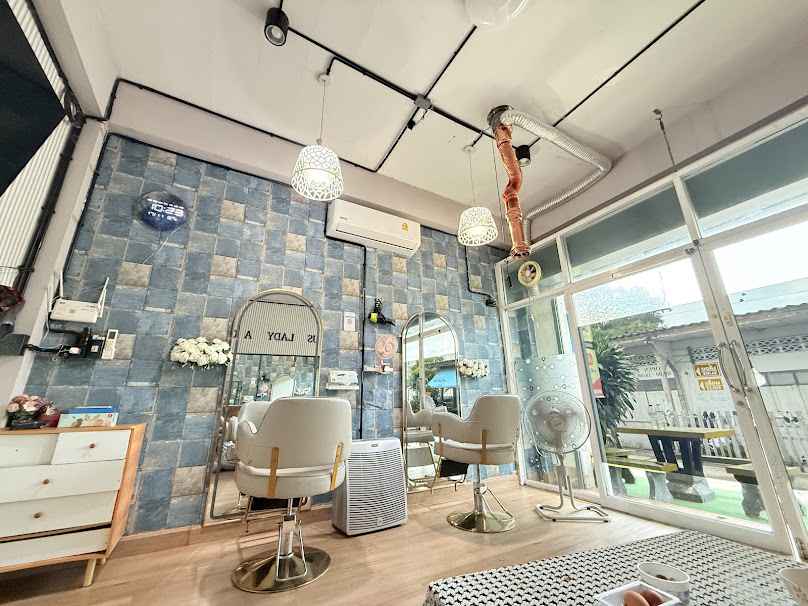 ทำผมยะหริ่ง เสริมสวย เส้นผม just lady salon - 2