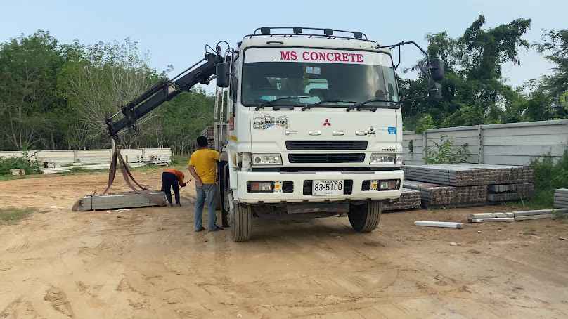 บริษัท MS CONCRETE แผ่นรั้วเสารั้วคอนกรีตอัดแรง - 3