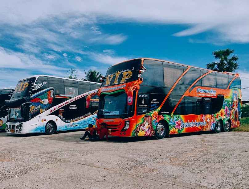 บ้านรถทัวร์บัวเกษเจริญ🚍🇹🇭🌍🛣️