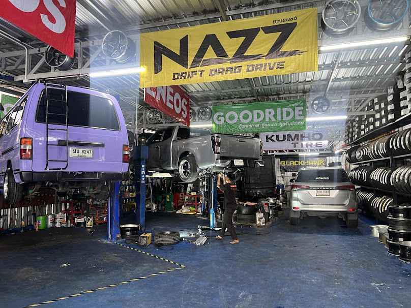 ปะยางใกล้ฉันนอกสถานที่&รถยกรถสไลด์ 24 ชม.