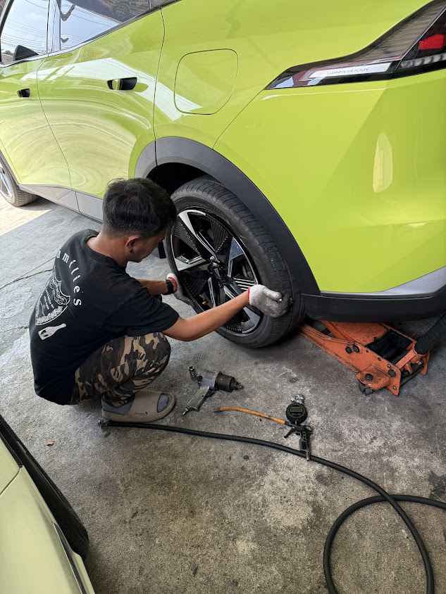 ปะ สตรีม เปลี่ยน ยาง 24 ชม. นอกสถานที่