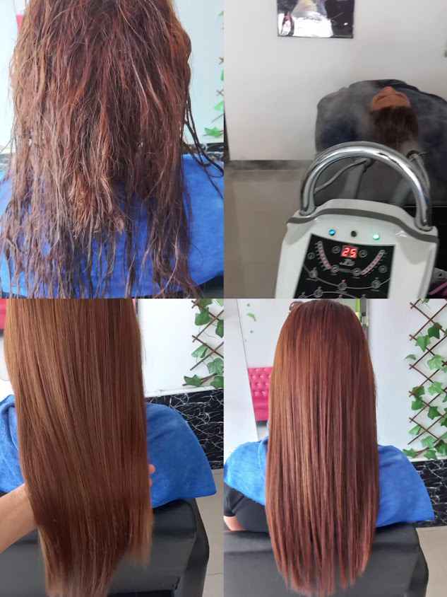 พบรักซาลอน ตัดซอยตามเรฟฯยืดเคราติน ดัดวินเทจดัดดิจิตอล ทำสี - 3