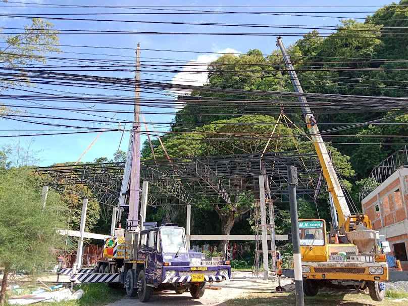 พัทลุง เอ็ม เอ็น รถยก รถเครนพัทลุง 5-7-10-25-50 ตัน รถเฮียบ รถกระเช้า แผ่นเหล็กปูทาง ให้เช่า - 2