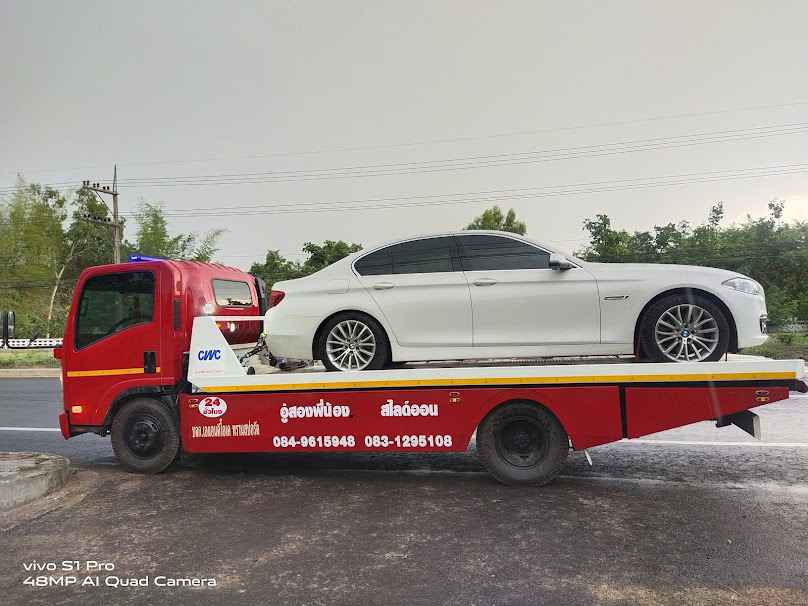 รถยกรถสไลด์อำนาจเจริญอู่สองพี่น้องเจริญการช่าง - 2