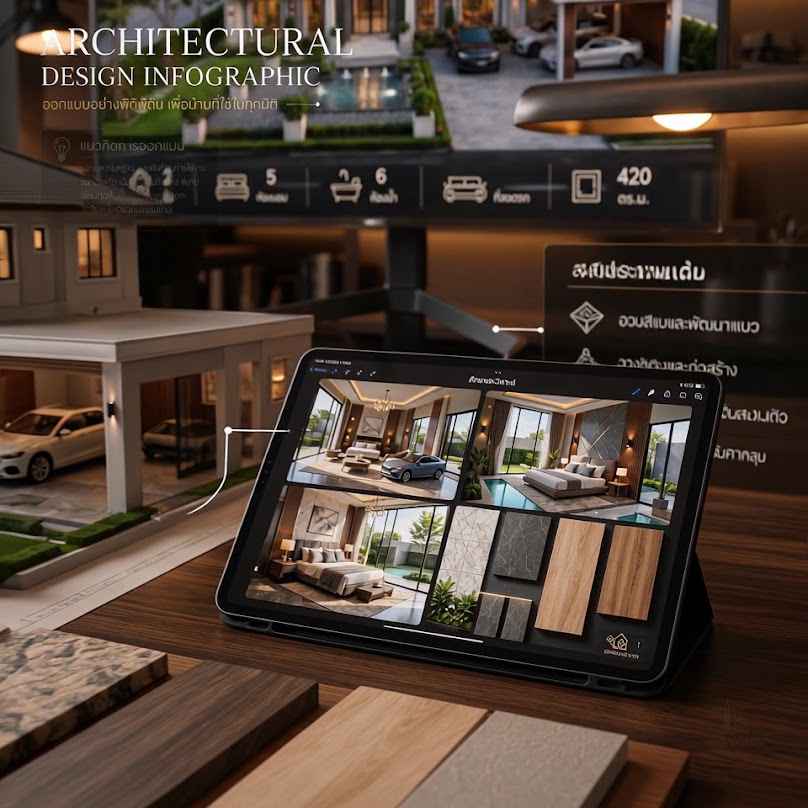 รับสร้างบ้าน เชียงใหม่ Greenery Design And Construction
