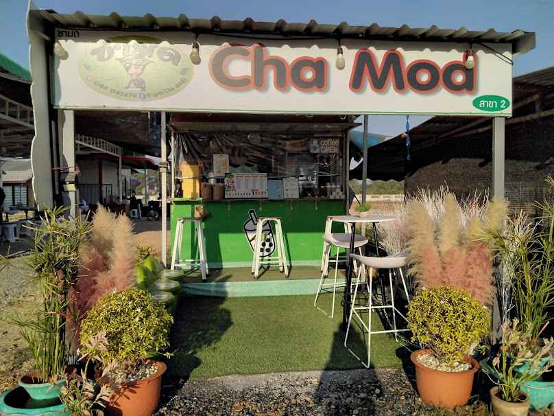 ร้านชามดบางงา ชานมไข่มุก
