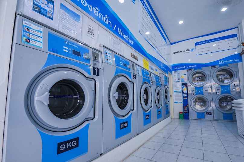 ร้านซักผ้า อบผ้า Wash & Go (by Electrolux) สาขา 1 - 4