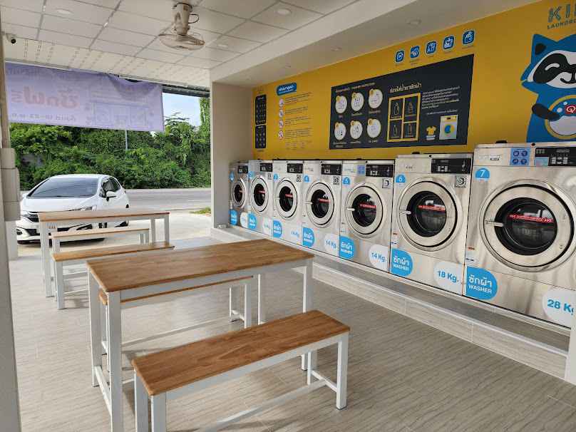 ร้านซักผ้า Kirei Laundromat Cafe สาขาข้างรพ.สงขลา-เกาะยอ
