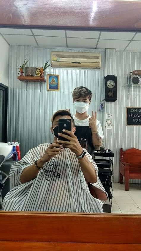 ร้านตัดผมชายฮาย สไตล์วินเทจ แก่งคอย