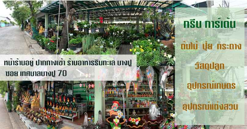 ร้านต้นไม้กรีนการ์เด้นบางปู