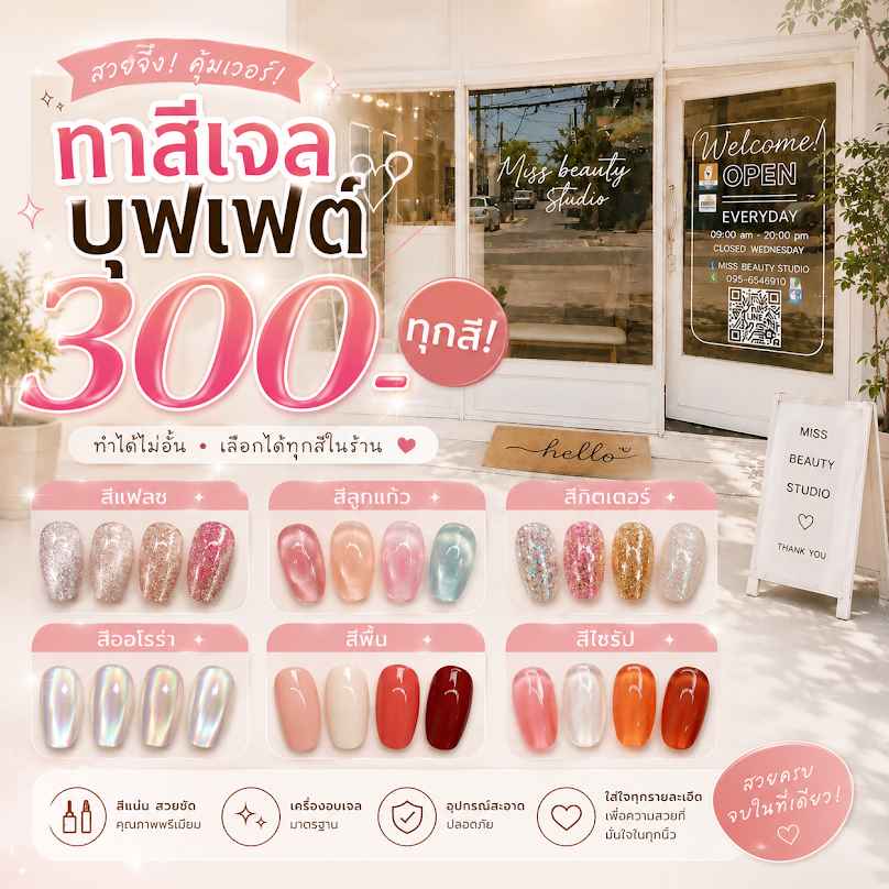 ร้านทำผม&ทำเล็บ Miss Beauty studio - 2
