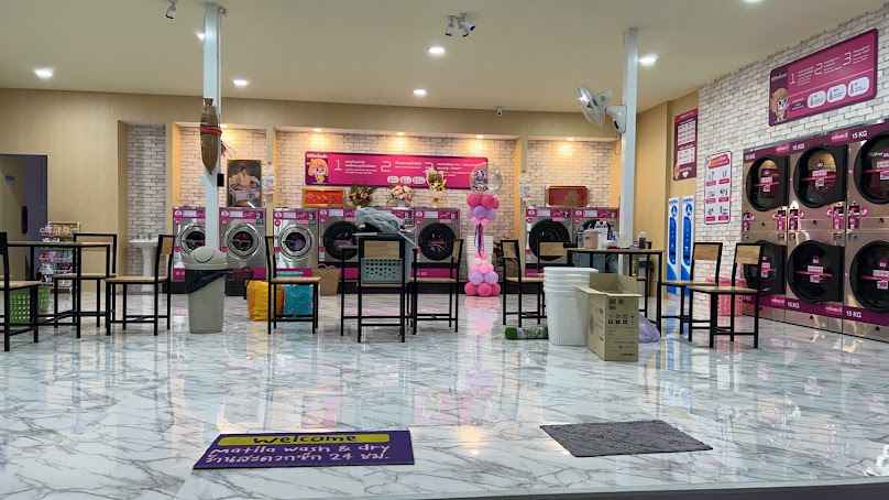 ร้านสะดวกซัก 24ช.ม ร้านซักผ้า ร้านซักผ้าใกล้ฉัน Matila wash&Dry สาขา ชยางกรู ซอย 2 อุบลราชธานี - 2