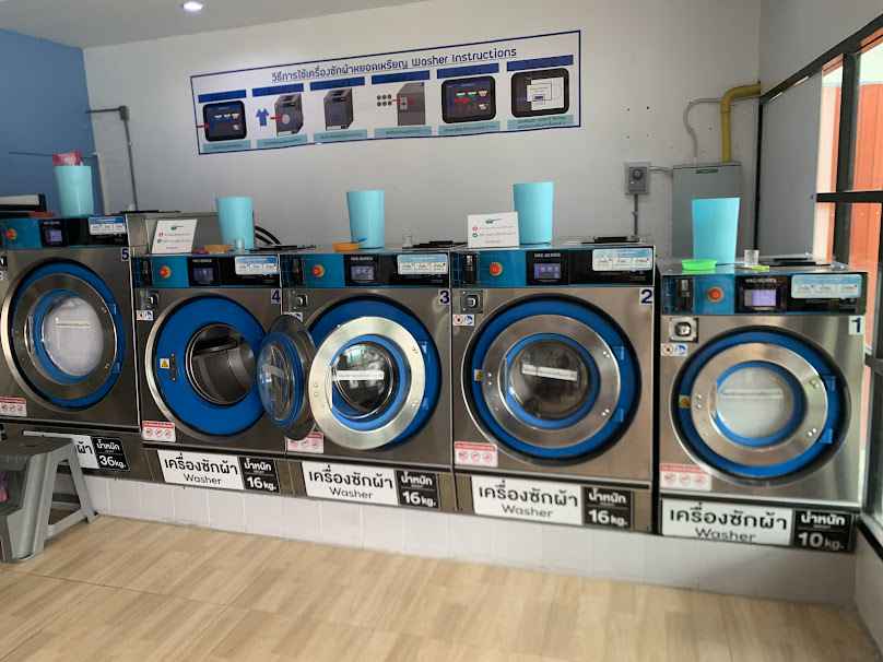 ร้านสะดวกซัก24ชม.​ Ease Laundry by ปลาวาฬ