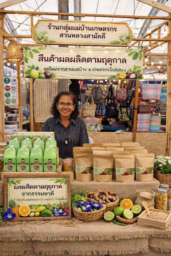 วิสาหกิจชุมชนกลุ่มแม่บ้านเกษตรสวนหลวงสามัคคี - 2