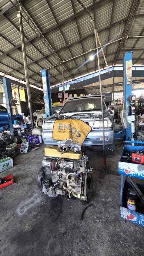 อู่ใหม่ ช่างบิน การาจ ( BIN GARAGE ) ซ่อมรถยนต์ - รถสไลด์ - ยกรถ