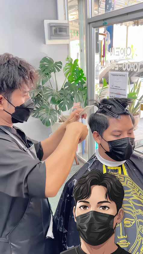 เดอะเบสตัดผมชาย