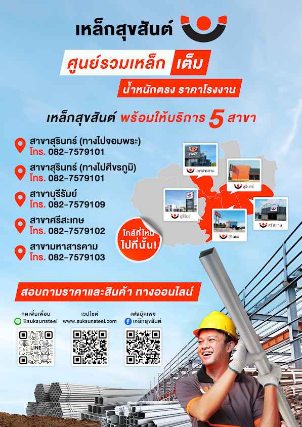 เหล็กสุขสันต์ สาขามหาสารคาม - 4