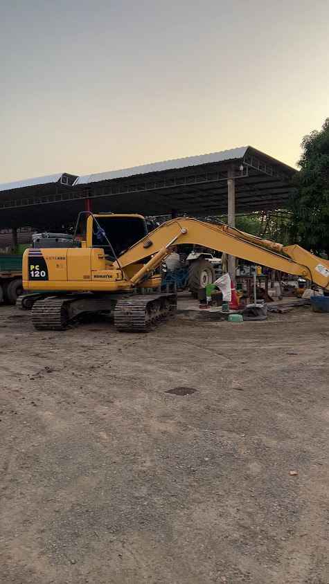 แมคโครให้เช่า รับเหมาถมดิน วัสดุก่อสร้าง excavator for rent - 3