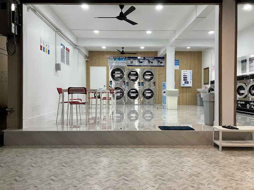 Alpaca Wash&Dry สาขาเมืองสระบุรี ร้านสะดวกซัก 24 ชั่วโมงหลังสุขอนันต์ปาร์ค เครื่องซักผ้าอบผ้าหยอดเหรียญ