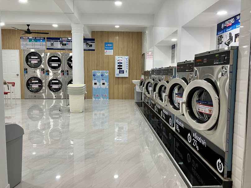 Alpaca Wash&Dry สาขาเมืองสระบุรี ร้านสะดวกซัก 24 ชั่วโมงหลังสุขอนันต์ปาร์ค เครื่องซักผ้าอบผ้าหยอดเหรียญ - 3