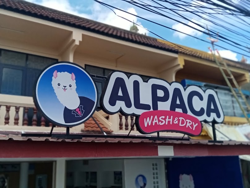 Alpaca Wash&Dry สาขาเมืองสระบุรี ร้านสะดวกซัก 24 ชั่วโมงหลังสุขอนันต์ปาร์ค เครื่องซักผ้าอบผ้าหยอดเหรียญ - 4