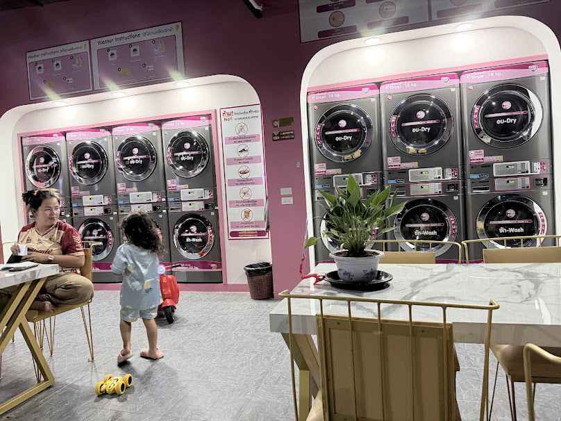 Ava Laundry and Car rental Service ร้านซักอบแห้ง24ชม.