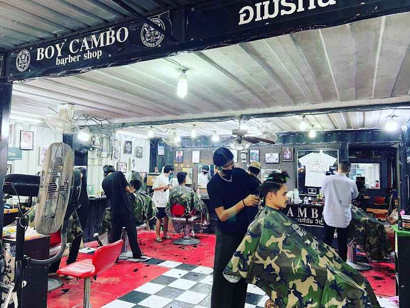 boycambobarbershop ร้านตัดผมชาย อเมริกัน วินเทจ Modern korean