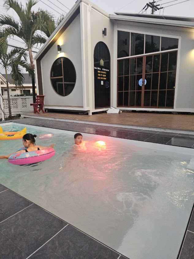 JJ pool Lampang รับสร้างสระว่ายน้ำไฟเบอร์กลาส - 3