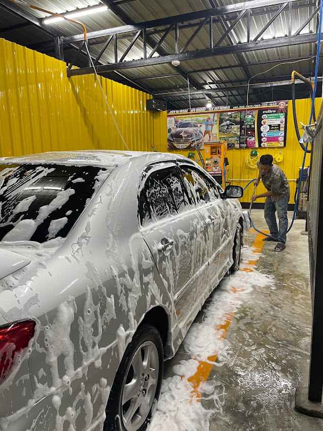 Joywash Stations สาขาบางน้ำเปรี้ยว จังหวัดฉะเชิงเทรา สถานีล้างรถเเละเคลือบเเก้วหยอดเหรียญ - 3