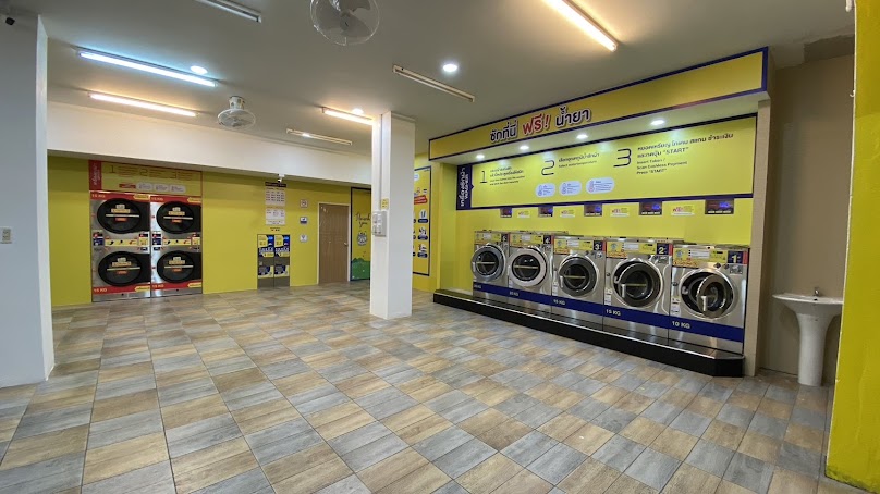 LaundryBar สาขา โรงเรียนตากพิทยาคม จ.ตาก l ร้านสะดวกซักลอนดรี้บาร์ l ซัก อบ ผ้า - 3