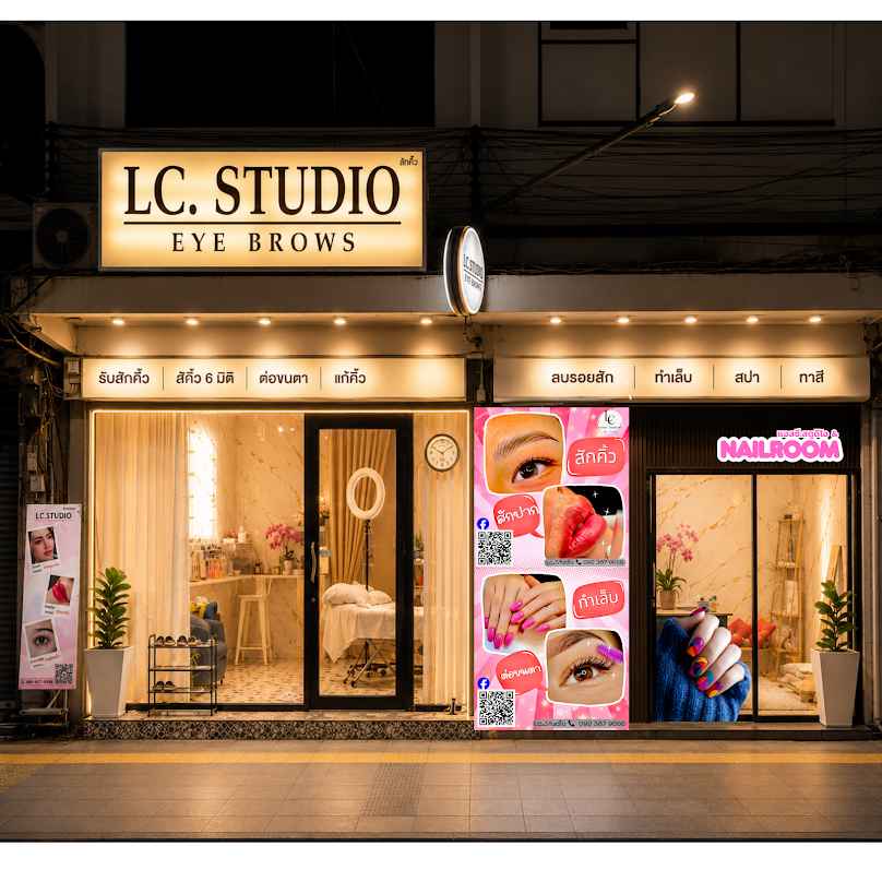 LC.Studio Eyebrows & Nailroom สักคิ้ว สักปาก ต่อขนตา ทำเล็บ อาจารย์ตั้งต้น สาขาอนุสาวรีย์ชัย - 2