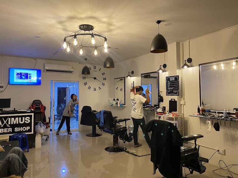maximus barber shop ร้านตัดผมชาย ยืดผมวอลลุ่ม ดัดผมวอลลุ่ม ดาวเพิร์มผม - 4