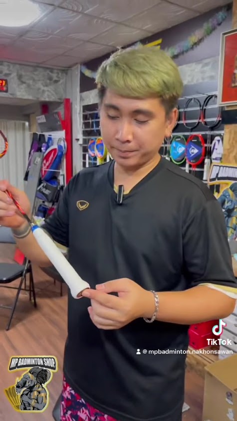 MP Badminton นครสวรรค์ รับขึ้นเอ็นแบดมินตัน จำหน่ายอุปกรณ์แบดมินตัน - 4