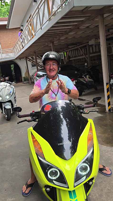 Nature Home Guesthouse & 9AM.--5.30PM. Scooter Rental Ayutthaya เช่ามอเตอร์ไซค์ อยุธยา - 3