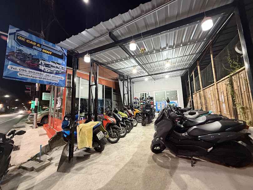 Ok car &morterbike for rent