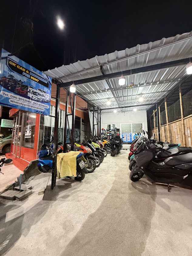 Ok car &morterbike for rent - 2