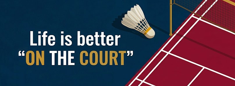 On court badminton - 2
