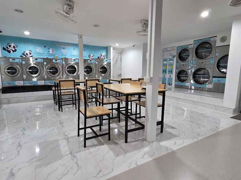 Panda wash&dry ร้านสะดวกซักสาขาบ้านหนองใส