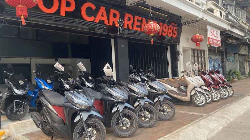 Pop Car & scooter rent Nimman Motorbike rental รถเช่าและมอเตอร์ไซด์ เชียงใหม่ นิมมาน 摩托车出租