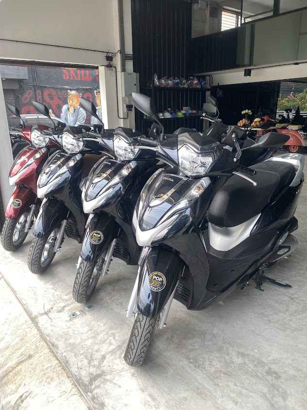 Pop Car & scooter rent Nimman Motorbike rental รถเช่าและมอเตอร์ไซด์ เชียงใหม่ นิมมาน 摩托车出租 - 4