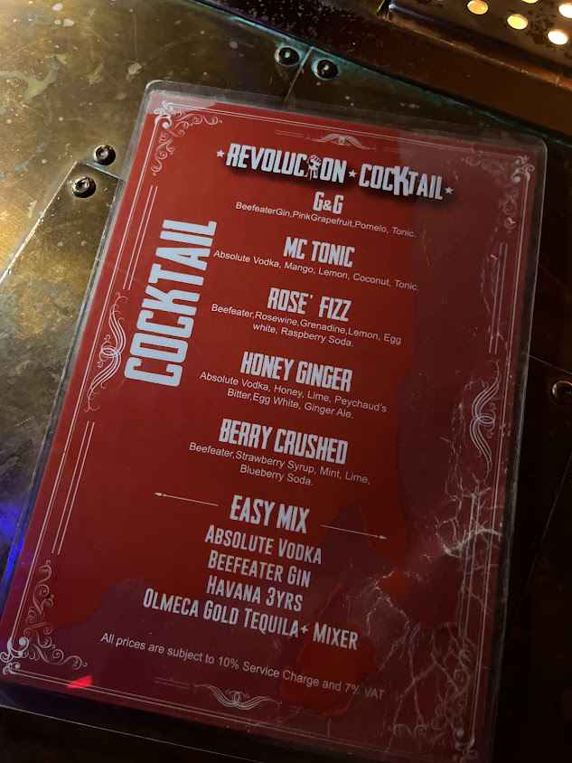 Revolucion Cocktail - 2