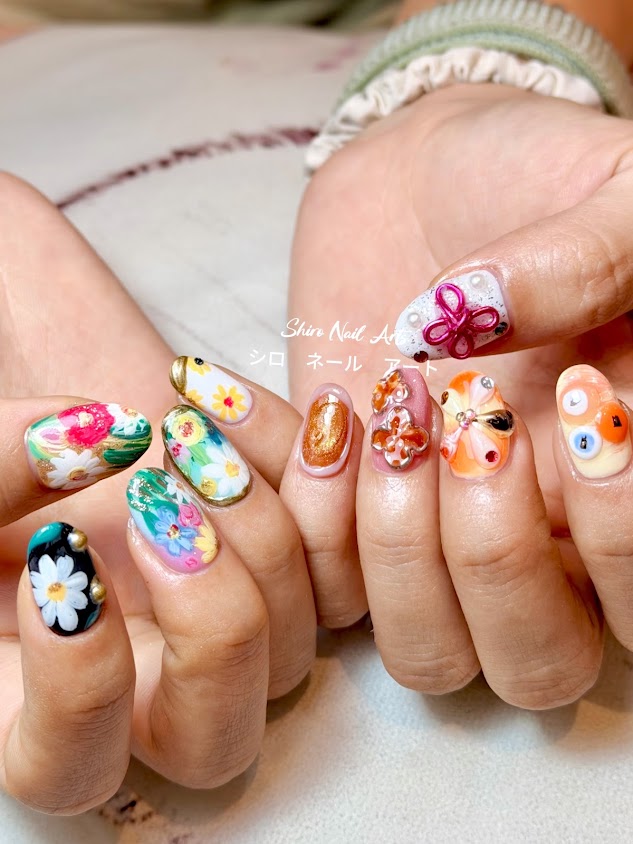 Shiro nail art