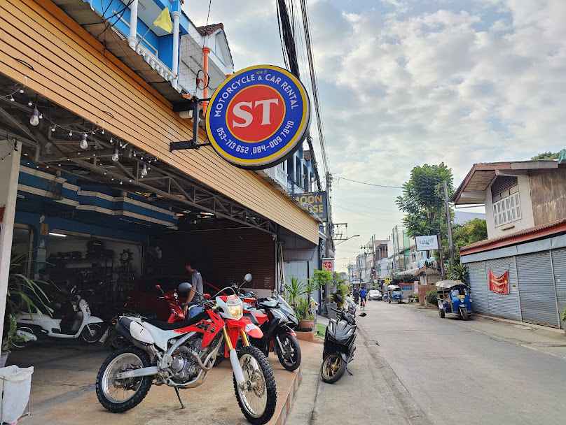 ST MOTORCYCLE & CAR RENTAL Chiang Rai - เอสที มอเตอร์ไซค์ เชียงราย