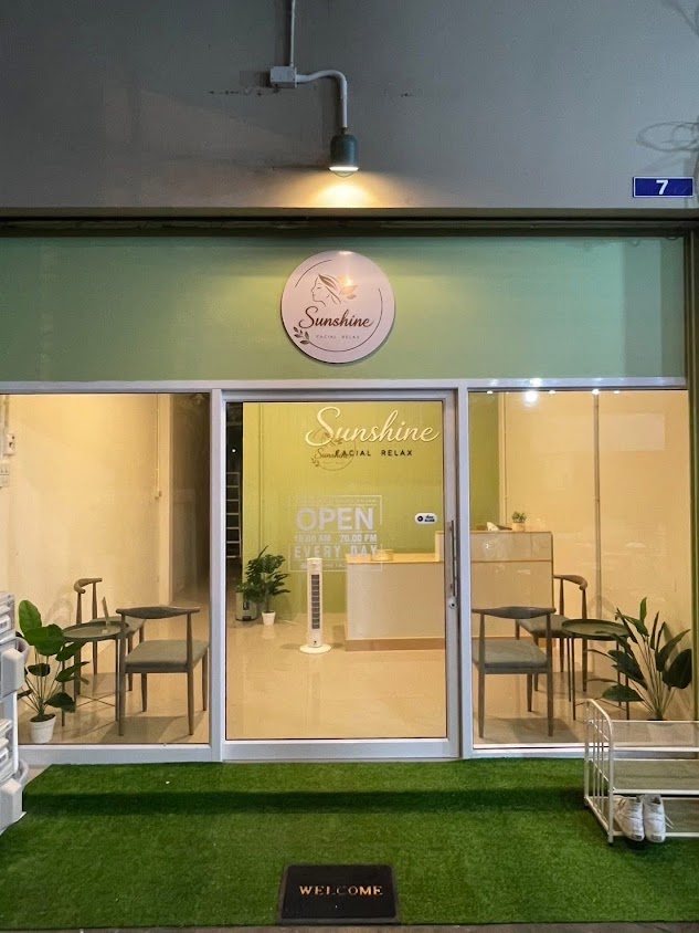 Sunshine facial relax นวดหน้า นวดศีรษะผ่อนคลาย
