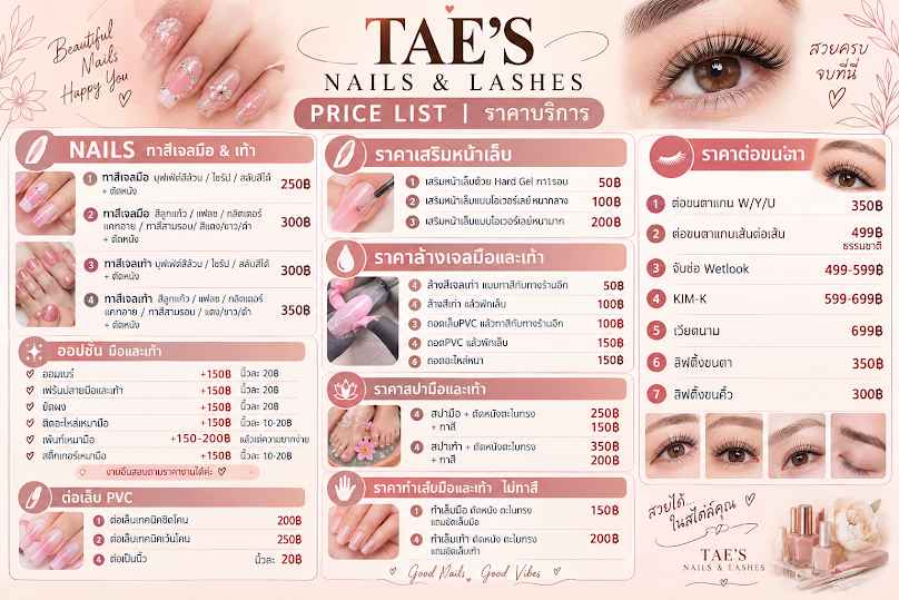 Tae's Nails&Lashes(ร้านแตเล็บเจลต่อขนตา) - 2